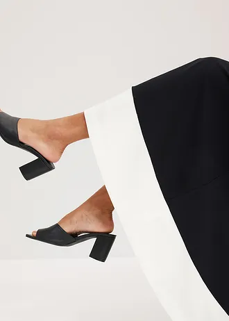 Maxi rok • zwart/wolwit • bonprix online shop