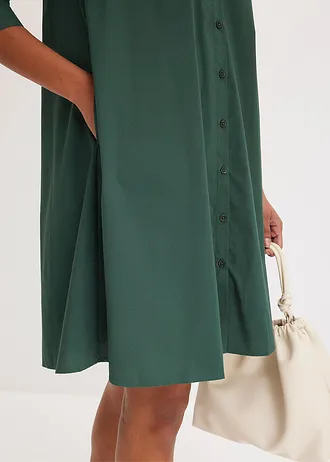 Robe-chemise • vert feuille • Boutique bonprix