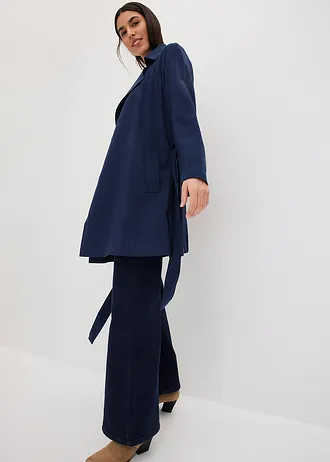 korte trenchcoat • donkerblauw • bonprix online shop