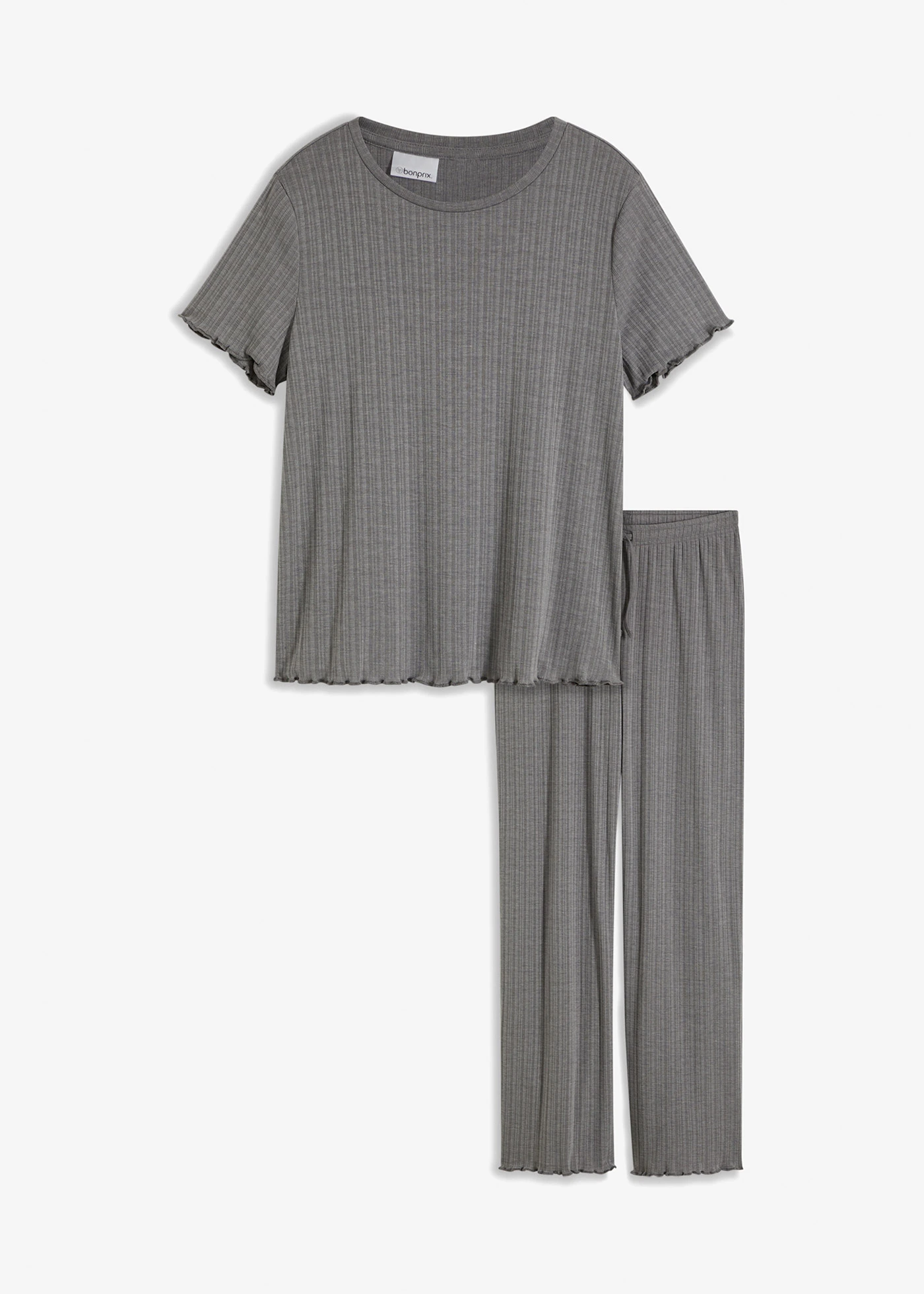 Pyjama • grijs gemêleerd • bonprix online shop