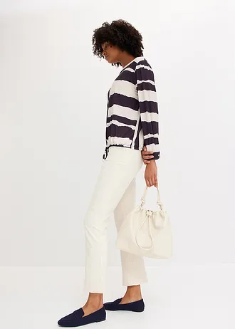 Shirt tuniek • ivoorkleur-nachtblauw gestreept • bonprix online shop