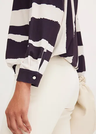 Shirt tuniek • ivoorkleur-nachtblauw gestreept • bonprix online shop