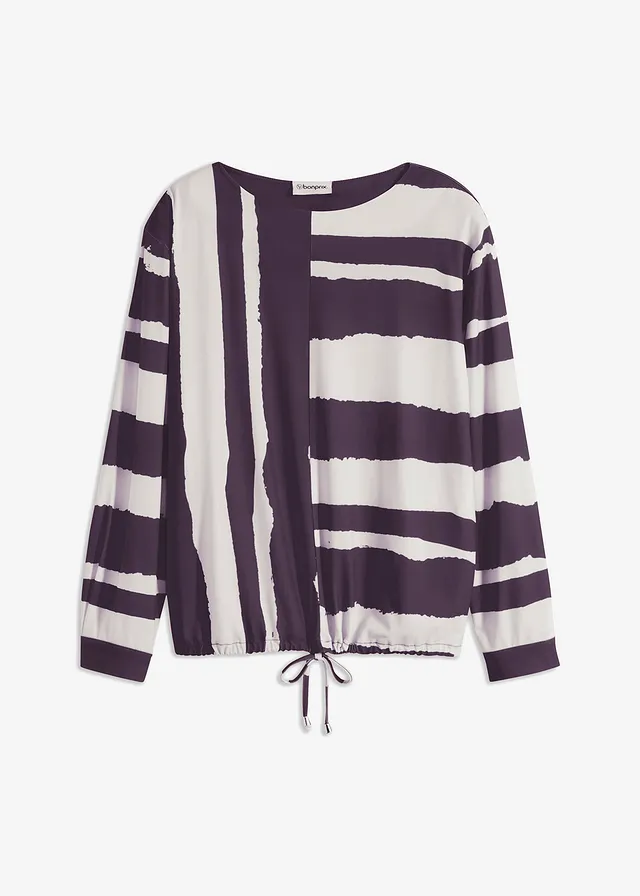 Shirt tuniek • ivoorkleur-nachtblauw gestreept • bonprix online shop