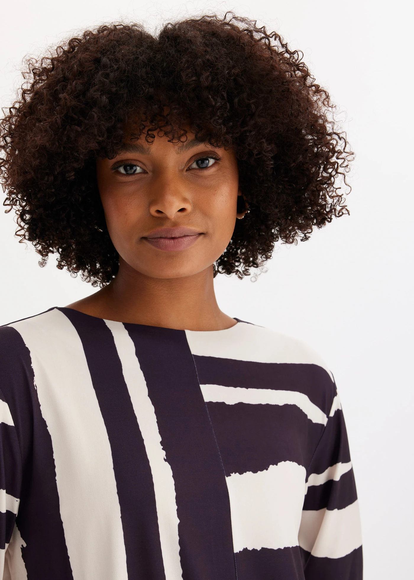 Shirt tuniek • ivoorkleur-nachtblauw gestreept • bonprix online shop