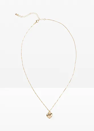 Collier avec pendentif cœur • couleur dorée • Boutique bonprix