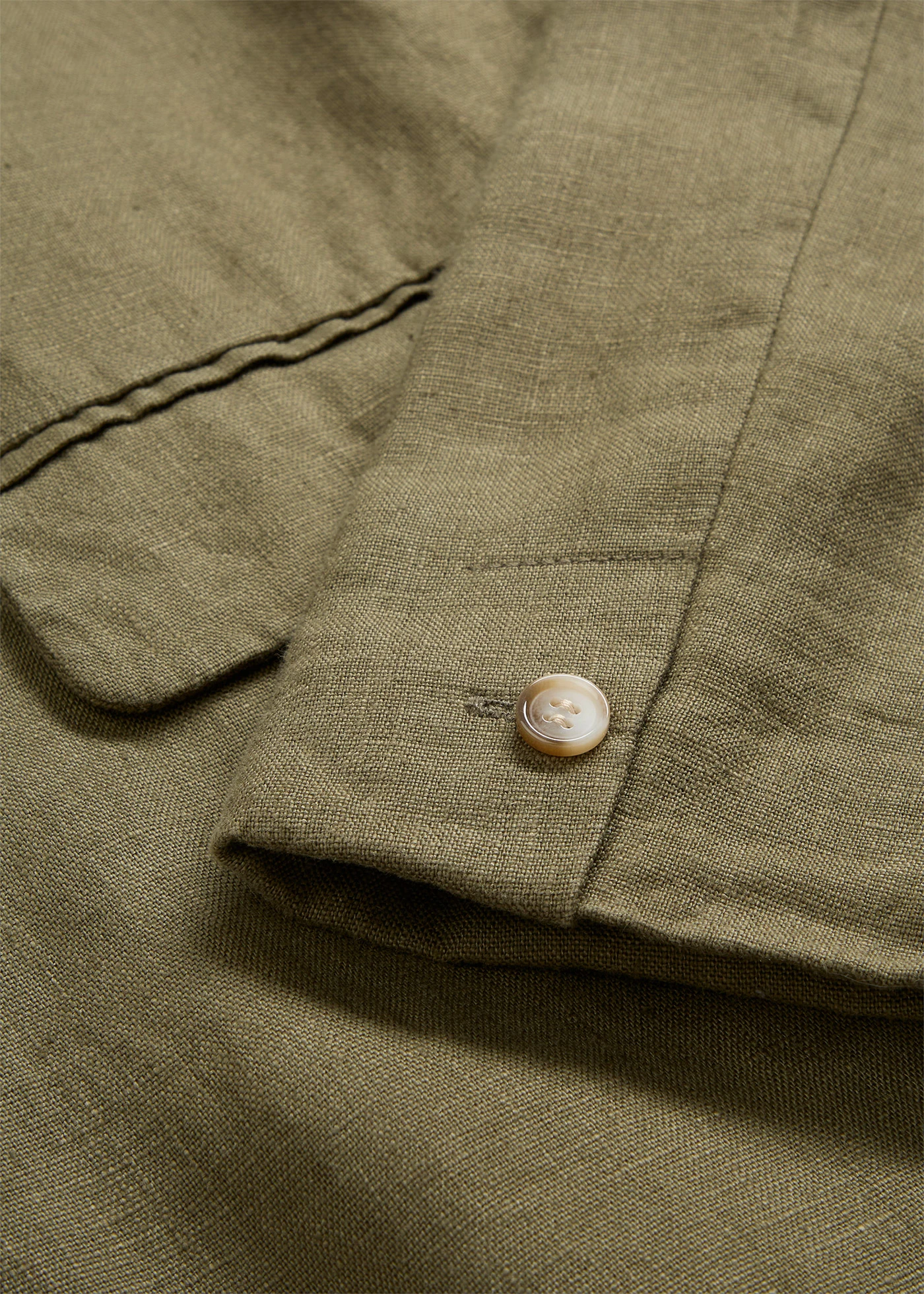 Blejzr z čistého lnu • tmavě olivová • bonprix obchod