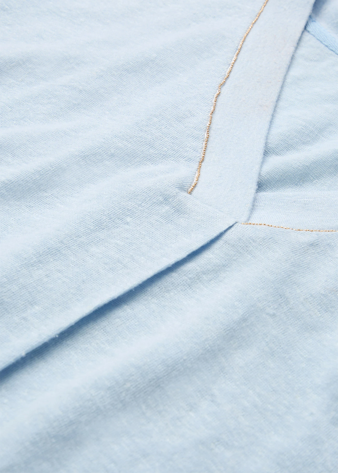 T-shirt van puur linnen • ijsblauw • bonprix online shop