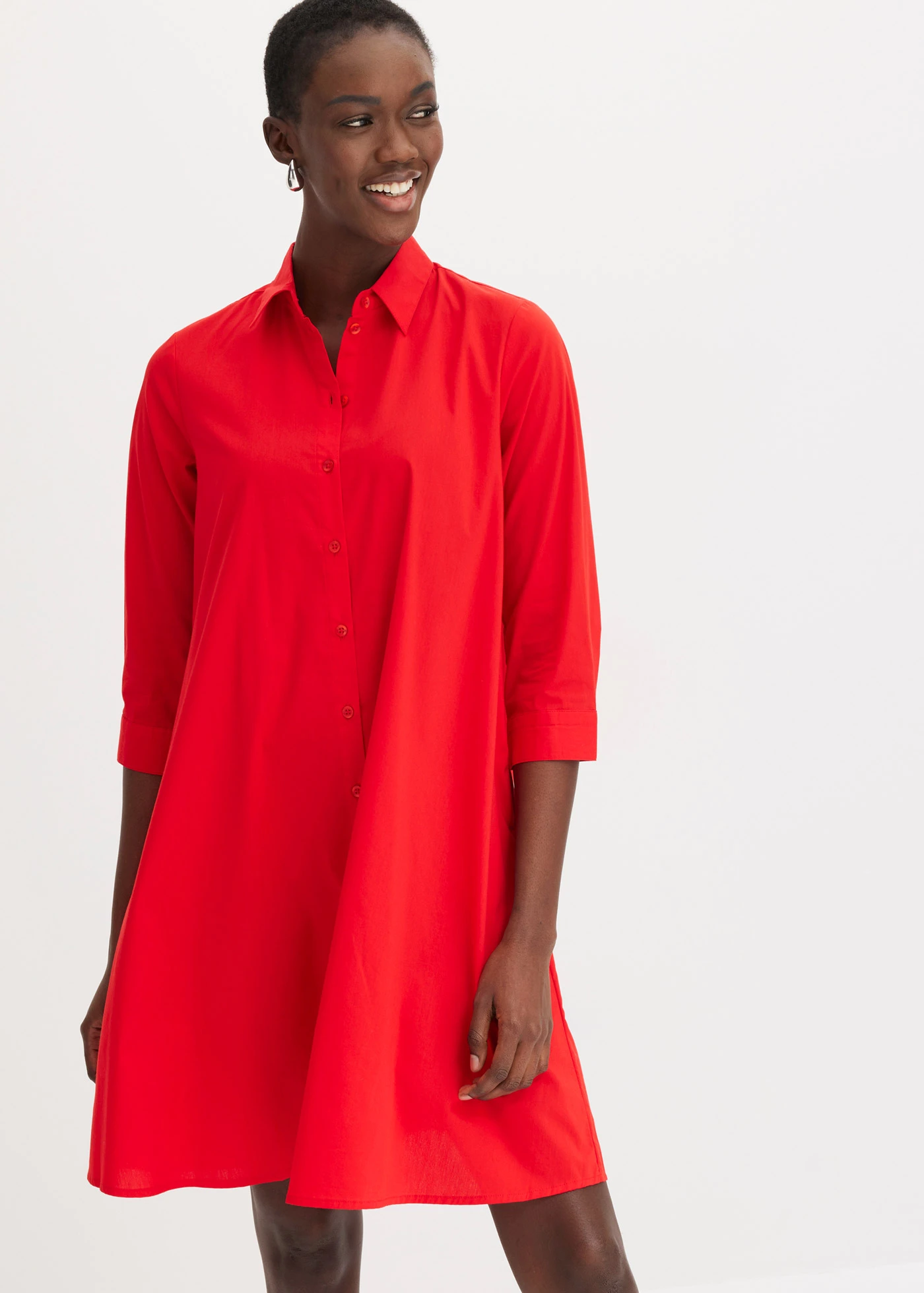 Robe-chemise • fraise • Boutique bonprix