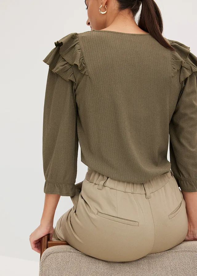 Pantalon à taille élastiquée • new kaki • product-page.page-title-suffix