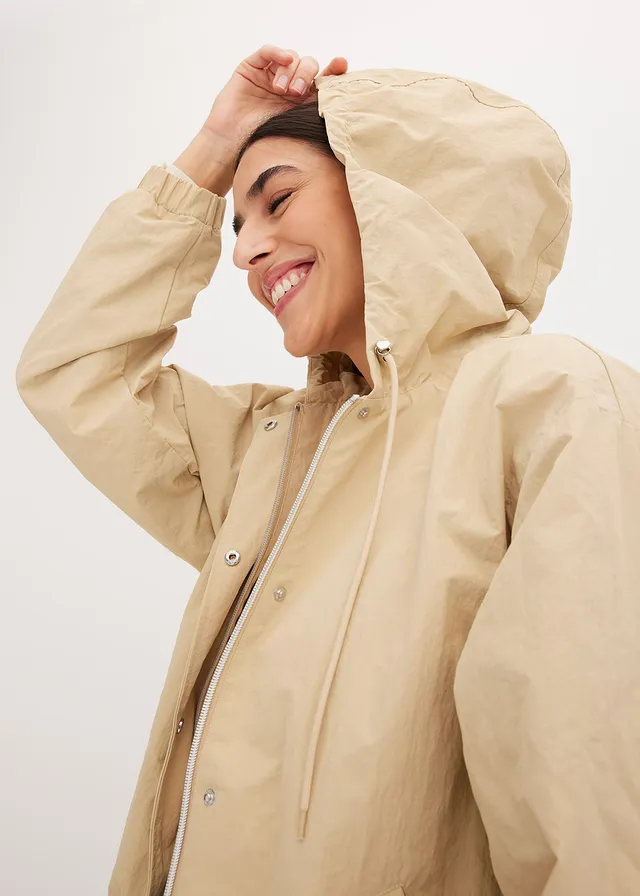 Blouson oversize • beige vert • product-page.page-title-suffix