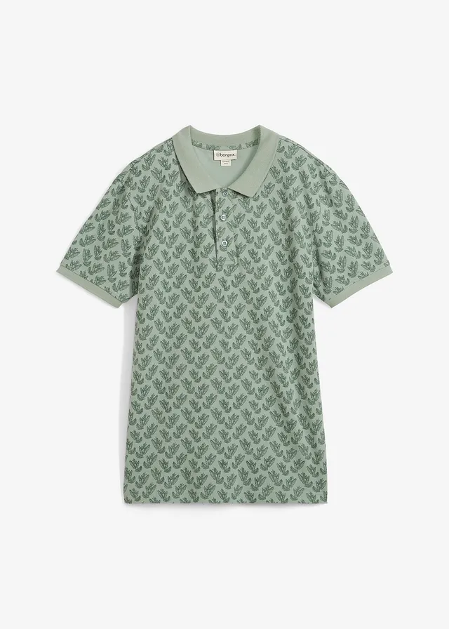 Bluză polo Piqué din bumbac organic 100%