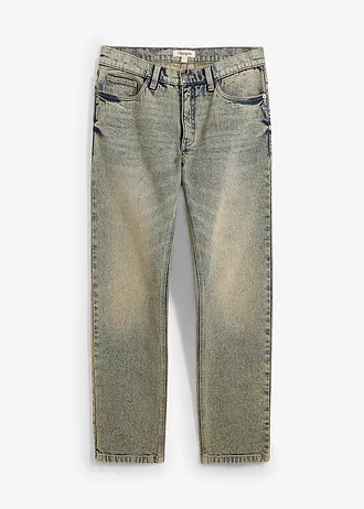 Strečové džínsy, Regular Fit, z ťažkého denimu, Straight