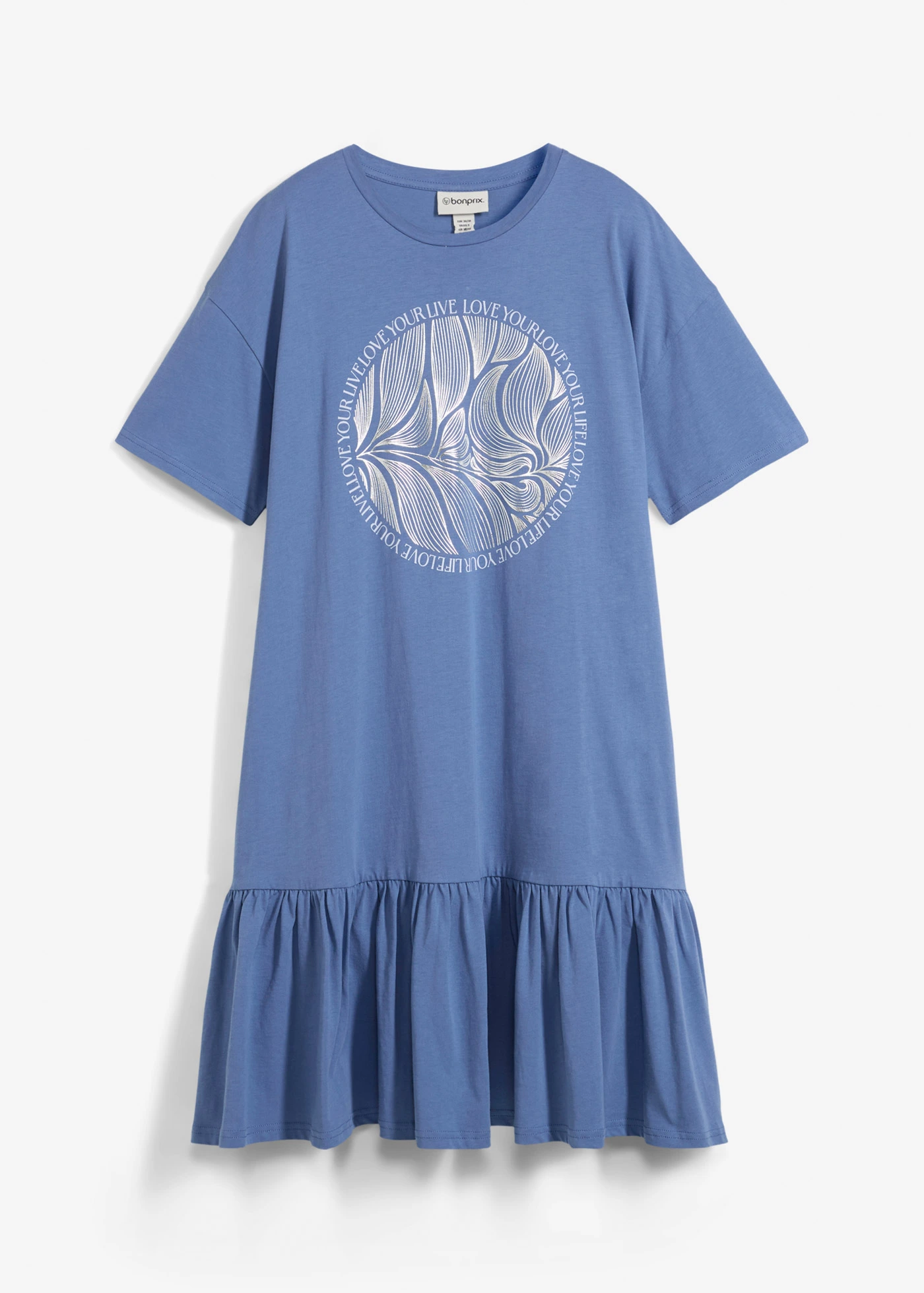 Sukienka z dżerseju • niebieski dżins • bonprix obchod