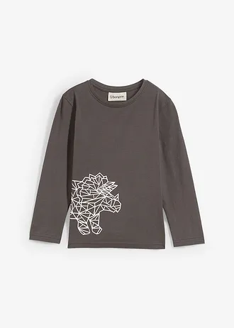 Bluză cu mâneci lungi din bumbac organic 100%