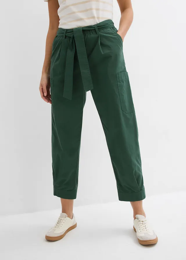 Cropped cargo broek • schaduwgroen • product-page.page-title-suffix