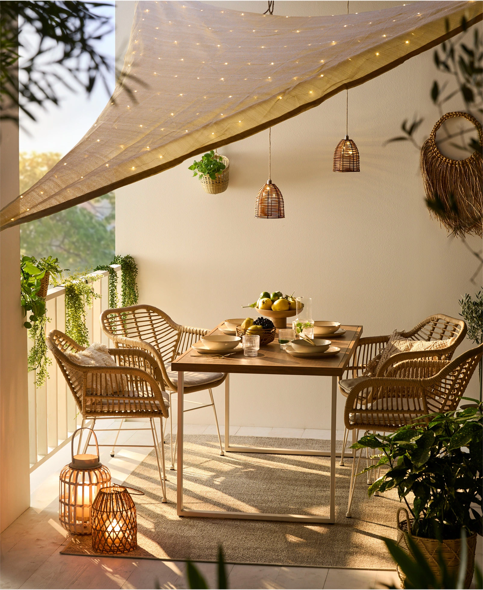 Voile d’ombrage solaire • beige • Boutique bonprix