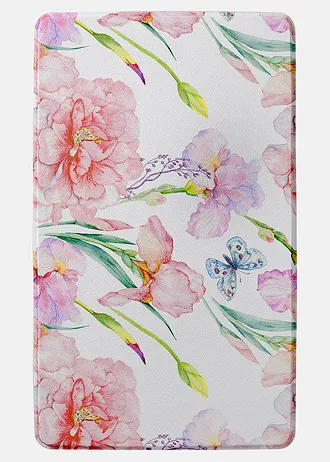 Tapis de bain à mémoire de forme • rose à fleurs • Boutique bonprix