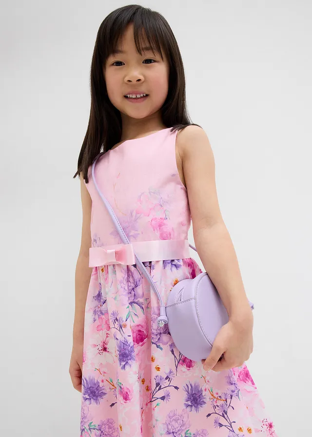Robe évasée • rose clair floral • product-page.page-title-suffix