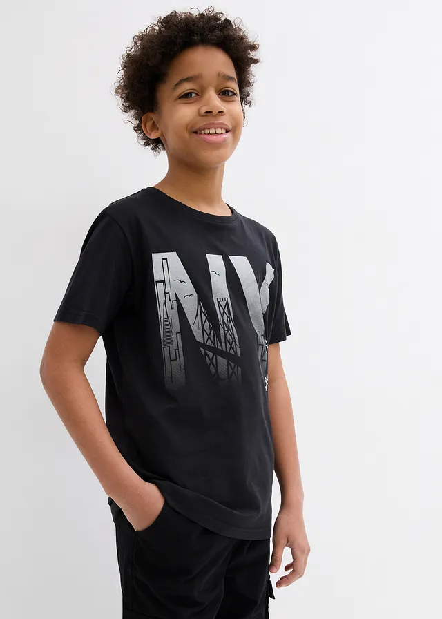 T-shirt 100% coton • noir imprimé • product-page.page-title-suffix