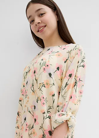 Tuniek blouse van soepelvallende viscose • naturel-soft roze gebloemd • bonprix online shop