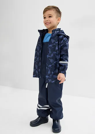 Pantalon de pluie doublé polaire • bleu foncé • Boutique bonprix