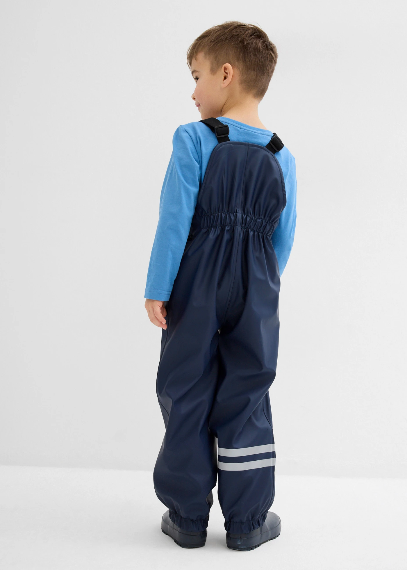 Pantalon de pluie doublé polaire • bleu foncé • Boutique bonprix