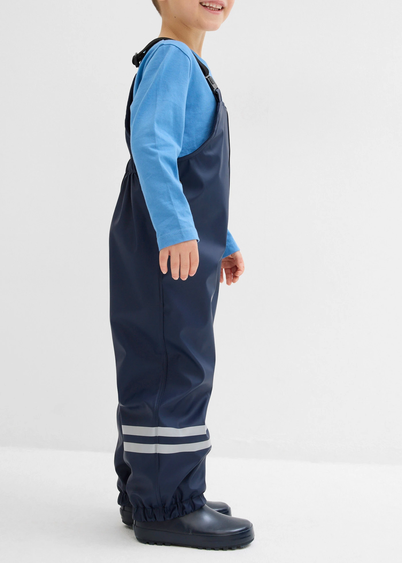 Pantalon de pluie doublé polaire • bleu foncé • Boutique bonprix