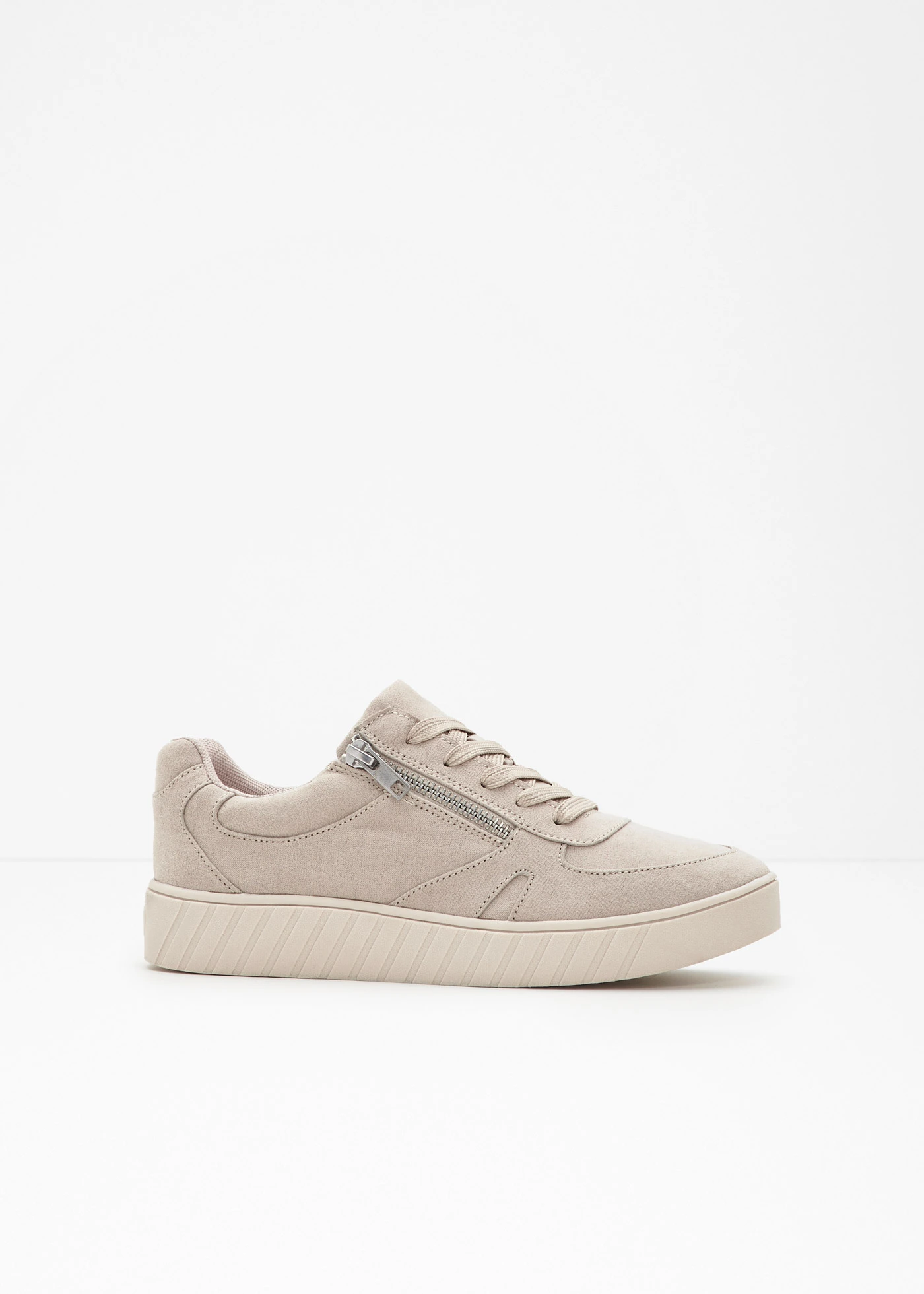 Sneakers met gewatteerde binnenzool • lichtsand • bonprix online shop