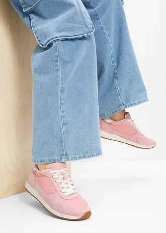 Sneakers rétro, Couleur: rose pâle