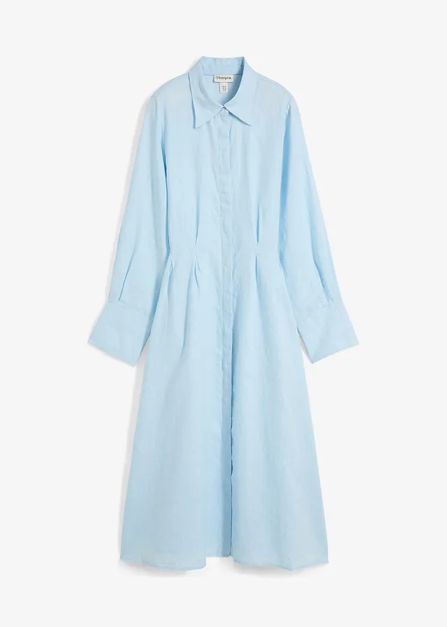 Robe-chemise 100% lin