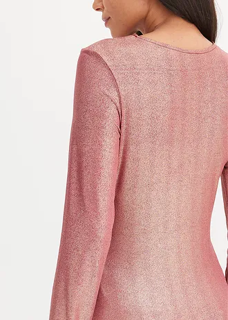 Longsleeve met cut-outs • rododendronrood • bonprix online shop