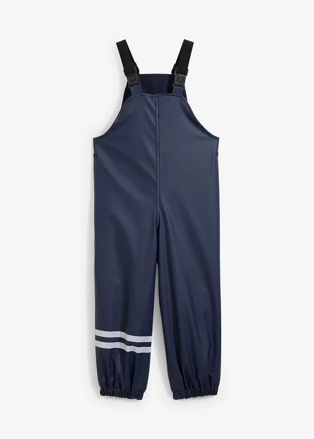 Pantalon de pluie doublé polaire • bleu foncé • Boutique bonprix