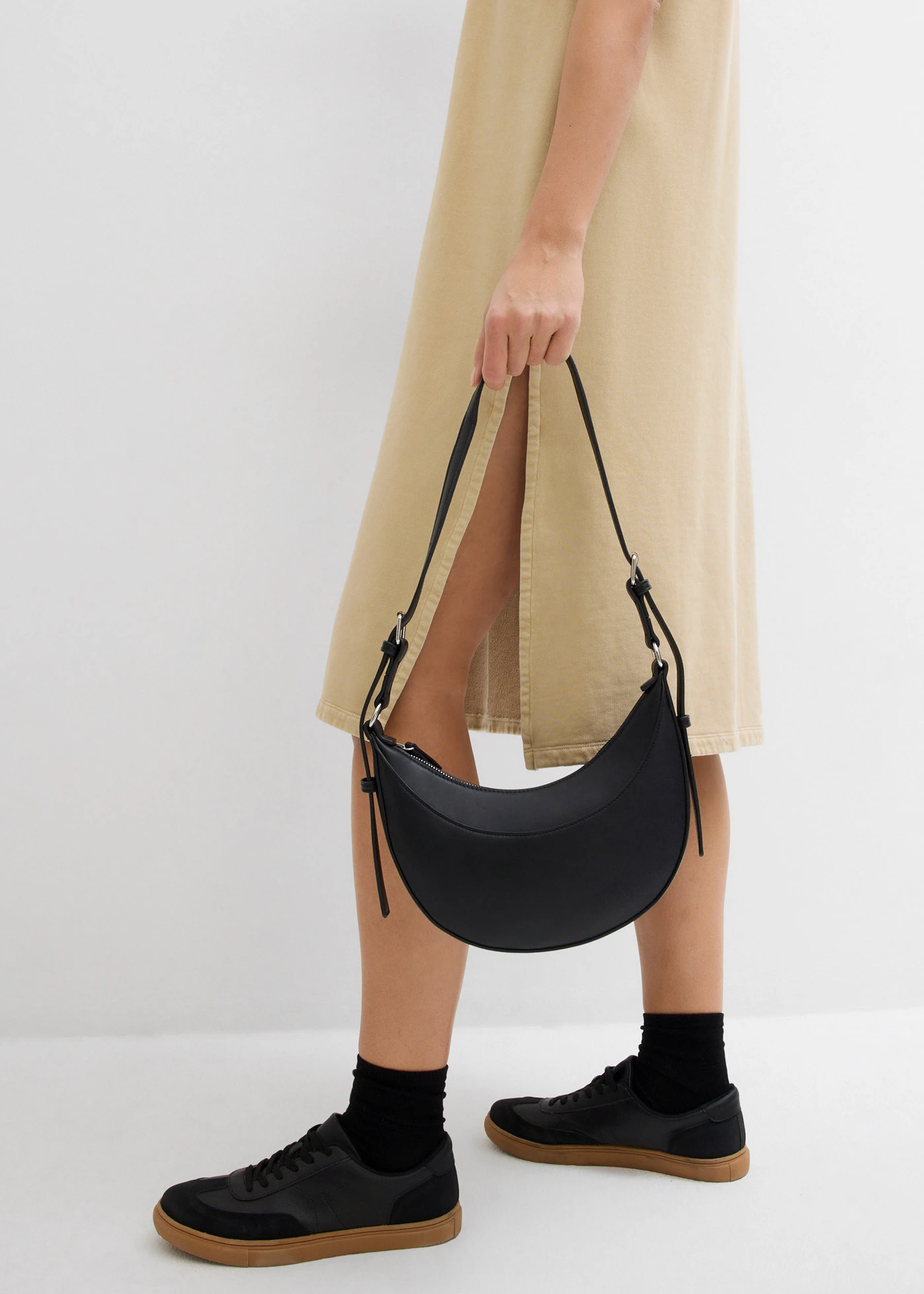 Sewat jurk van biologisch katoen • groenbeige • bonprix online shop