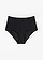 Bikinové kalhotky s vysokým pasem, barva: černá
