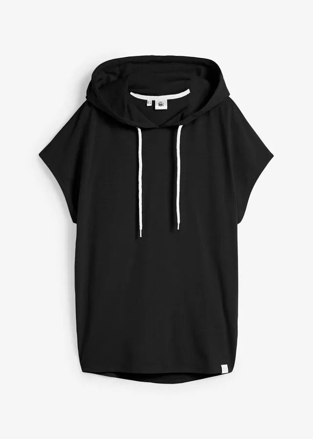 Sweat à capuche oversize • anthracite chiné • Boutique bonprix
