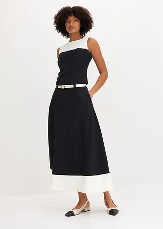 Maxi rok • zwart/wolwit • bonprix online shop