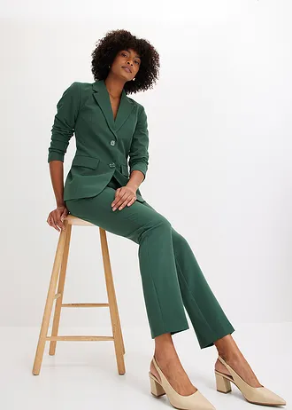 Tailleur pantalon • vert feuille • Boutique bonprix