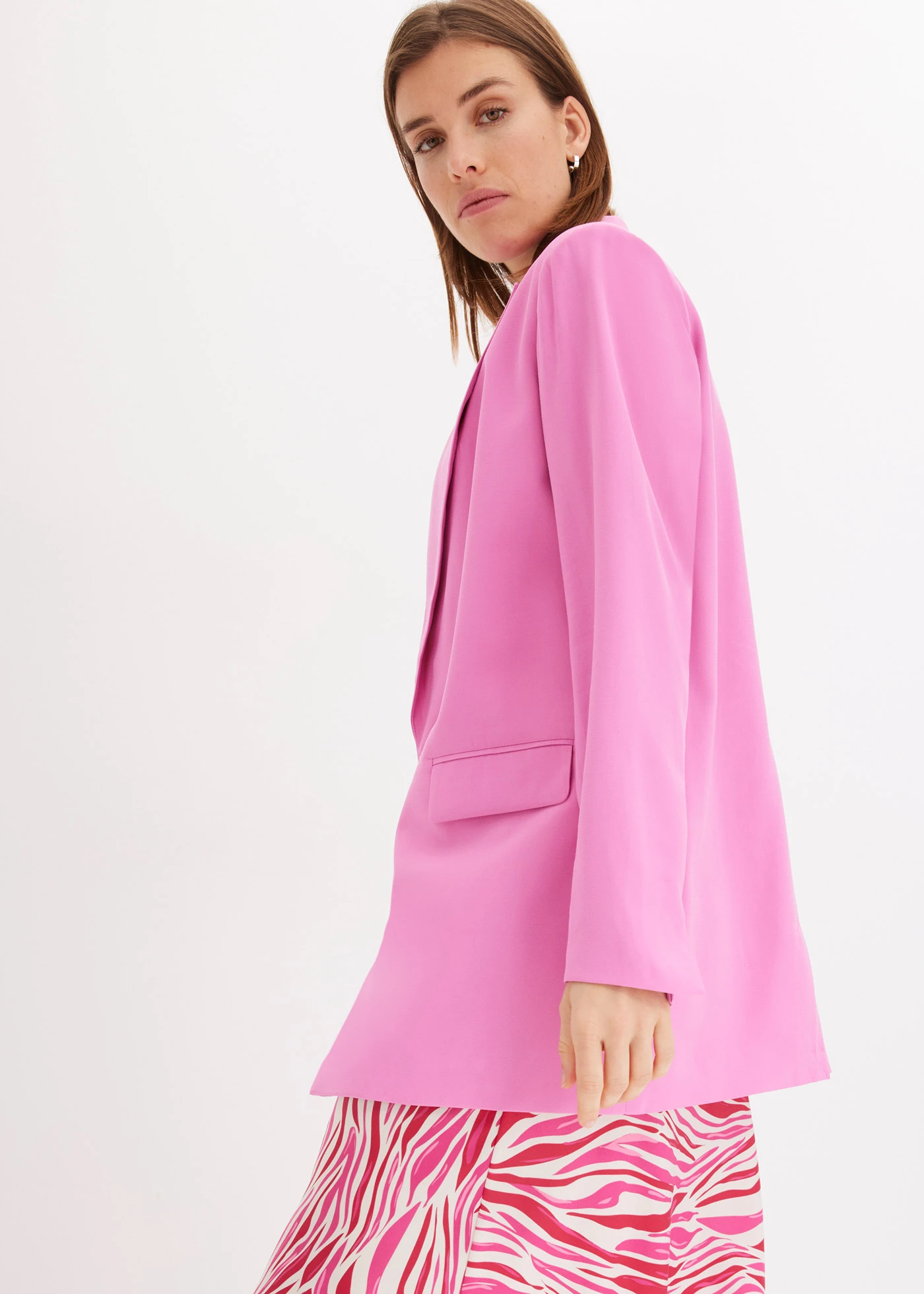 Lange blazer • paarspink • bonprix online shop