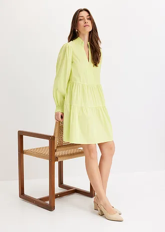 Mini jurk met volants • mintgroen • bonprix online shop