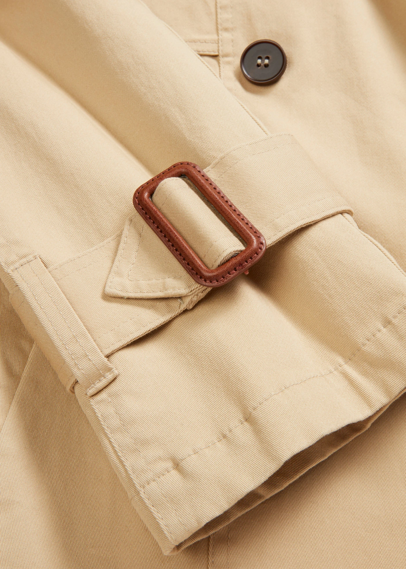 Oversized trenchcoat • groenbeige • bonprix online shop