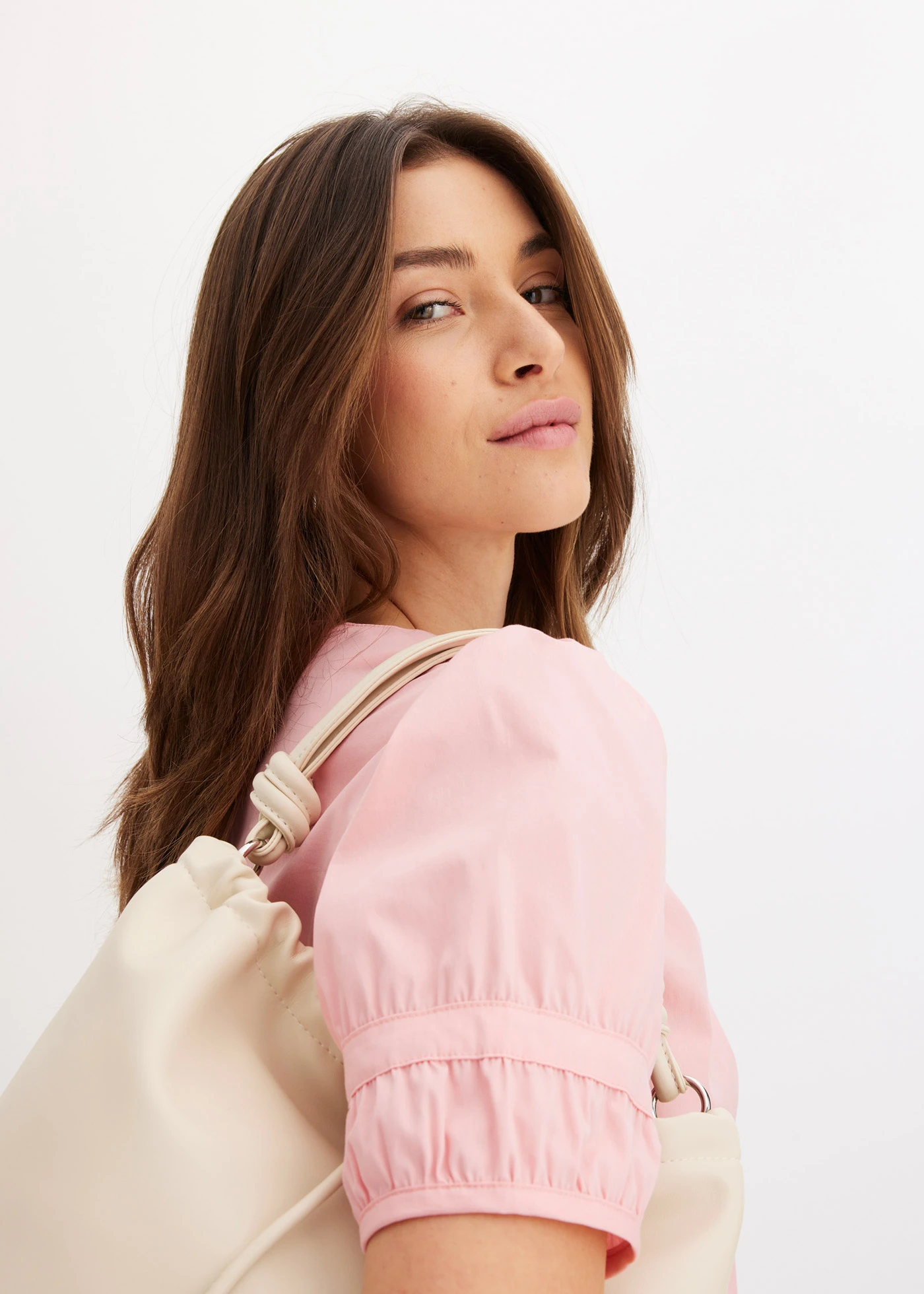 Blouse van een katoenmix • soft roze • bonprix online shop