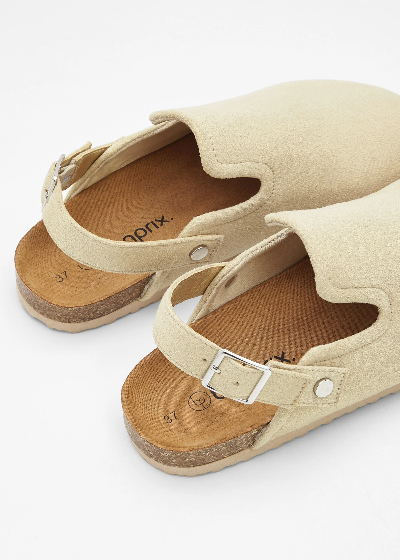 Slippers met bandje • kaki • bonprix online shop