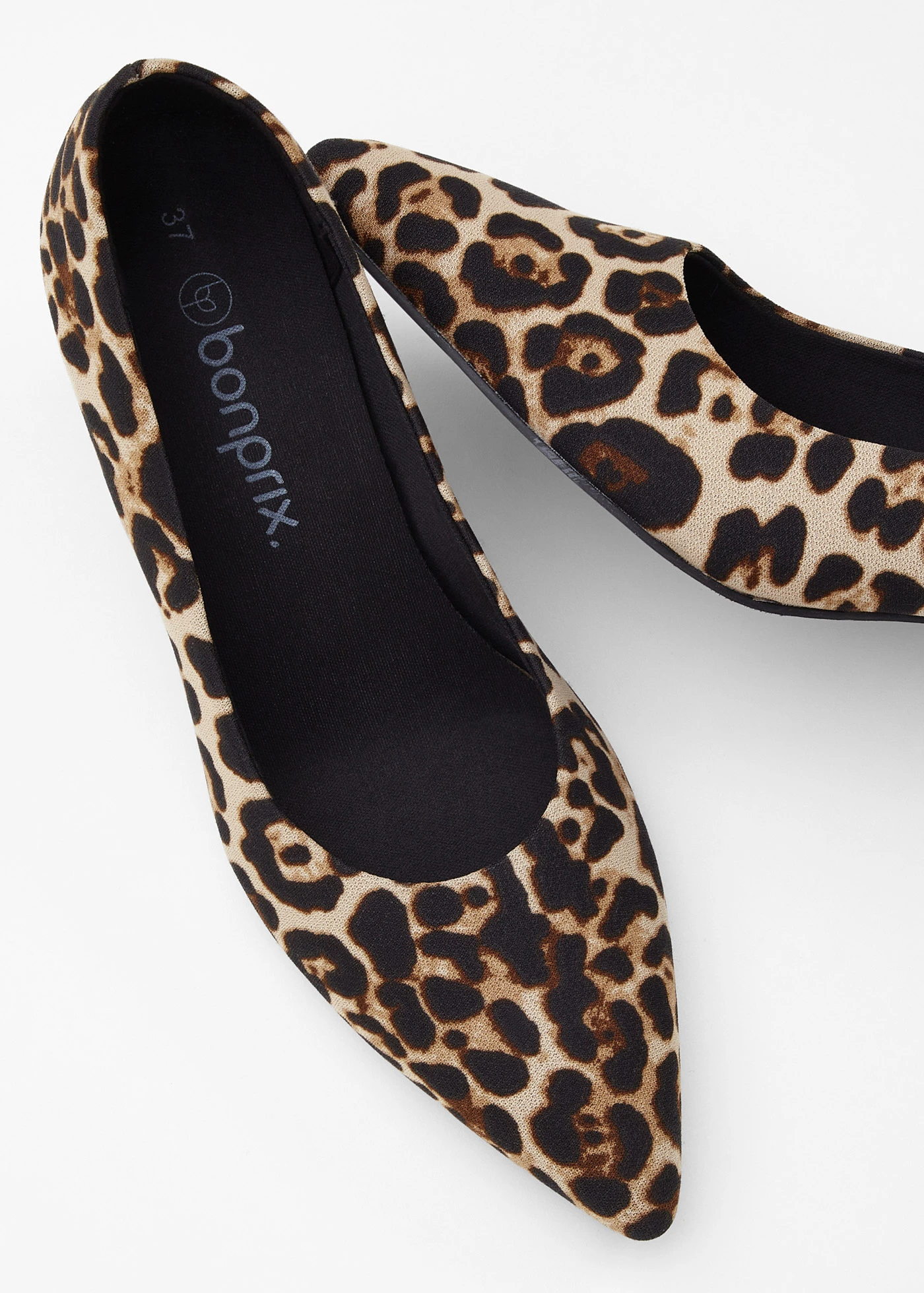 Pantofi cu toc înalt cu animal print • imprimat leo bej • magazin bonprix