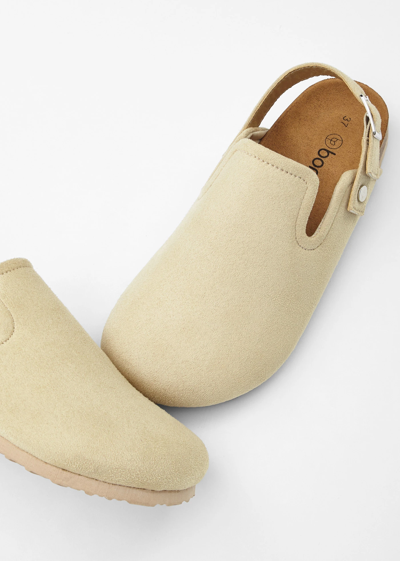 Slippers met bandje • kaki • bonprix online shop