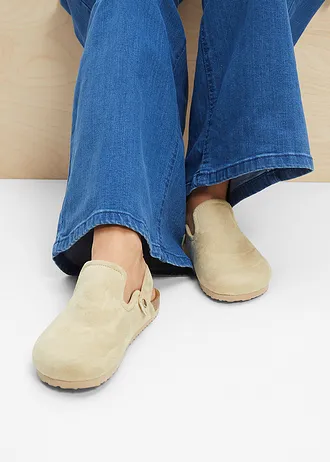 Slippers met bandje • kaki • bonprix online shop