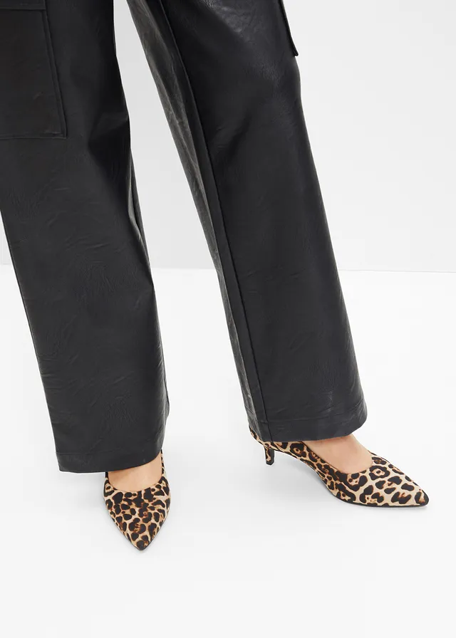 Escarpins, style animalier, Couleur: beige léopard