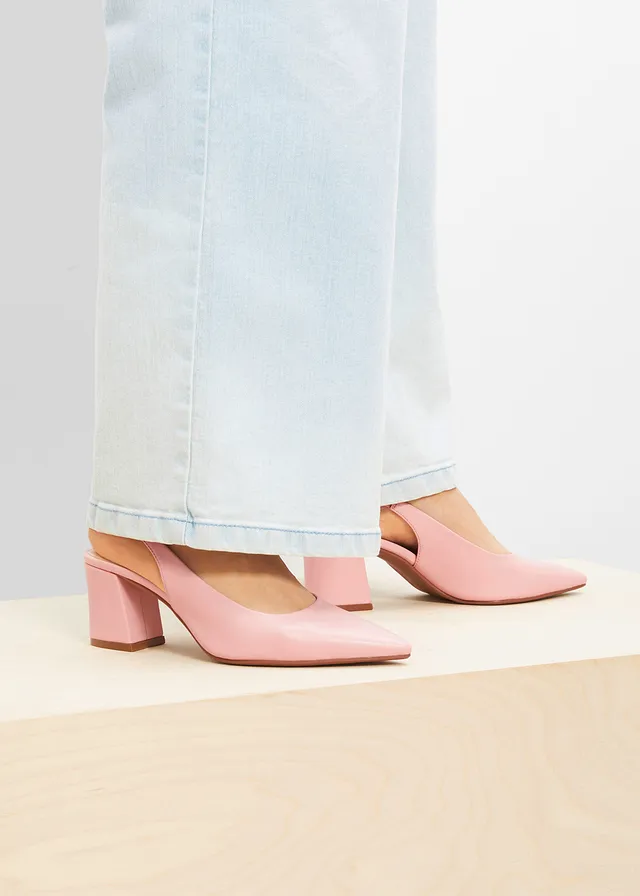 Escarpins slingback à talon carré • rose • product-page.page-title-suffix