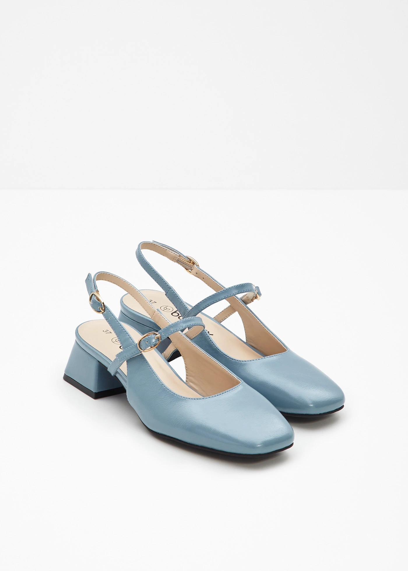 Escarpins slingback avec bride devant • bleu clair • Boutique bonprix