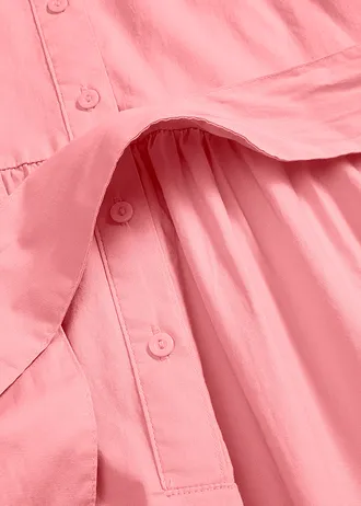 Overhemdjurk van een elastische katoenmix • soft roze • bonprix online shop