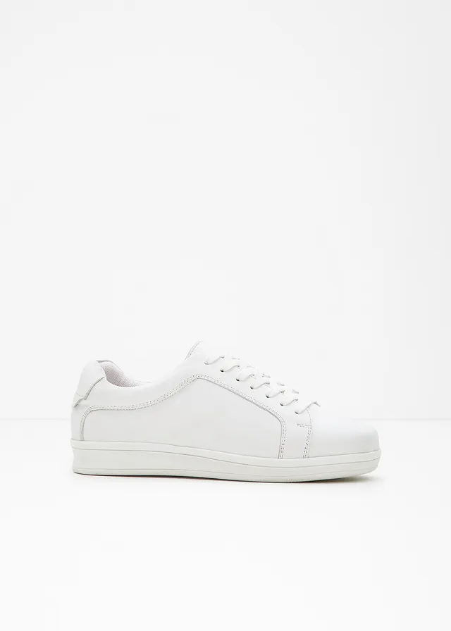 Leren sneakers, Kleur: wit